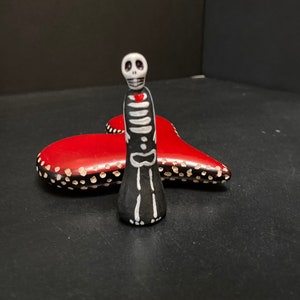 Day of the Dead* Dia de los Muertos* Miniature Skeleton Doll Figurine