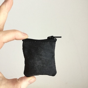 The Lilliput a dinky zip case Collector a change purse mini zipper coin pouch minimalist pill keeper fund purse waxed canvas bullion