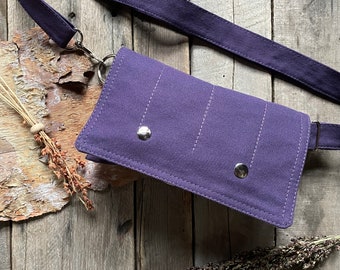 fanny pack Purple Boho Hipshack autumn bum bag hip pack smart phone mini messenger waist wallet Festival Travel Bag minimal cottagecore Hike