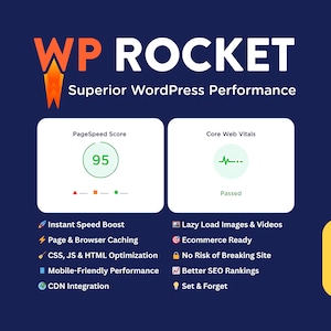WP Rocket Pro Plugin: Unlimited Sites, Lifetime Access (Digital Download) GPL WordPress Latest Version