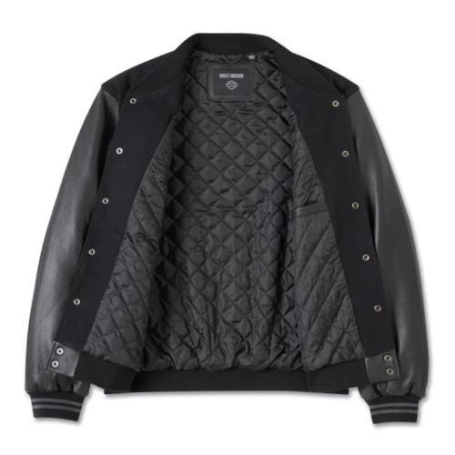 V-twin Varsity Leather Jacket for Men | Stylish & Durable