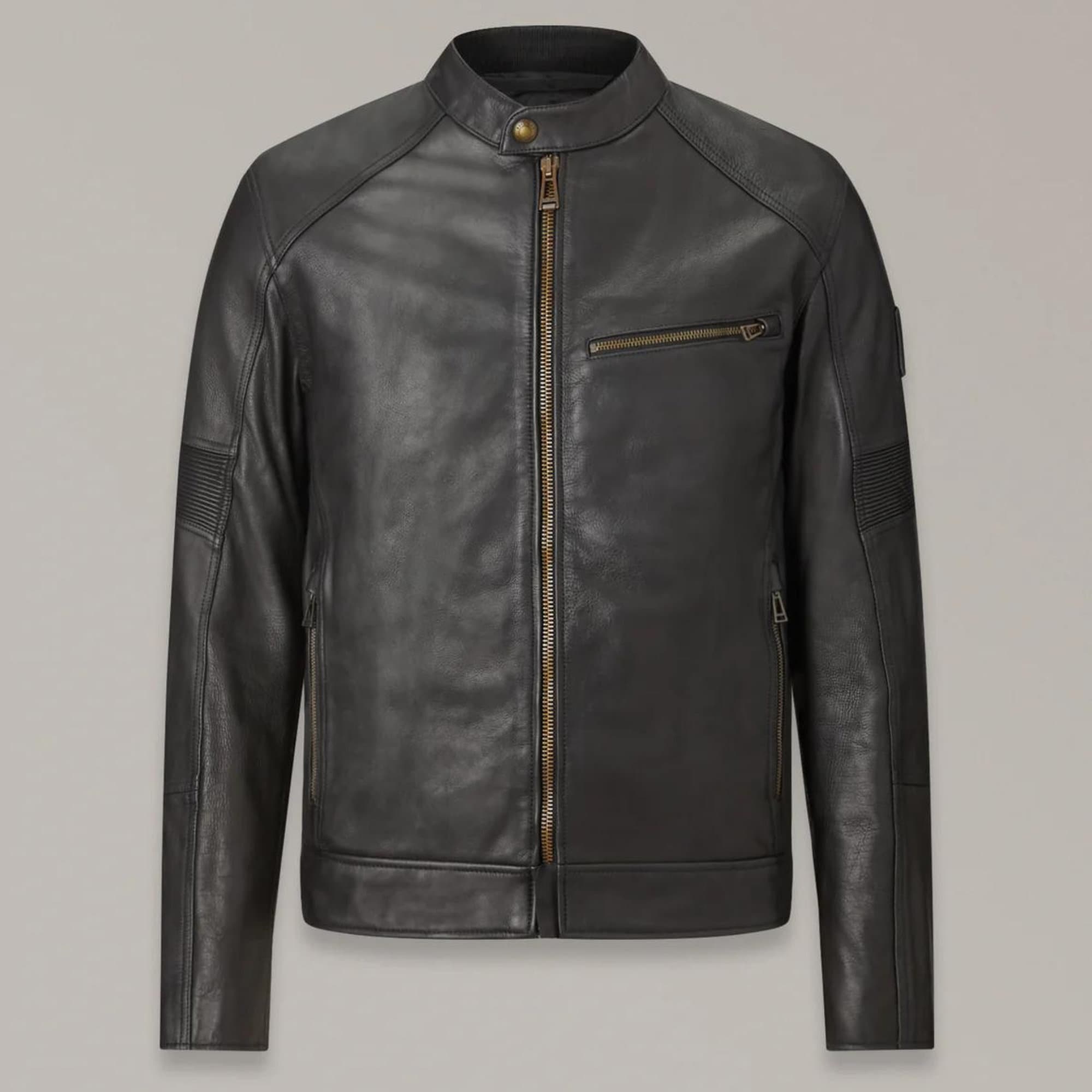 ジャケット・アウター Leather Motorcycle Jacket Vintage Men's Vintage Motorcycle Leather Jacket. - Etsy