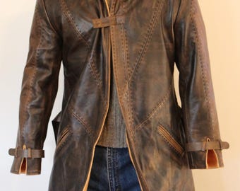 Men Watch Dogs Leather Jacket | Stylish Gamer Jacket for Cosplay and Casual Wear, Premium Quality & Perfect Fit