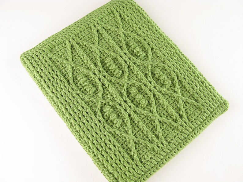 Crochet Pattern iPad Cover Crochet Cable Fish Digital Download PDF Crochet Pattern image 5