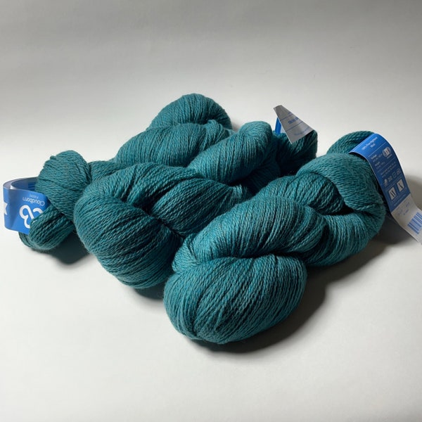 Cloudborn Fibers Highland Fingering Wool Yarn - Ocean colorway 16-018 dye lot 20-E