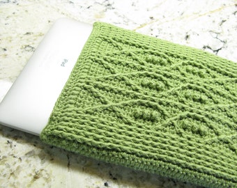 Crochet Pattern iPad Cover Crochet Cable Fish - Digital Download PDF Crochet Pattern