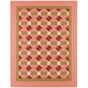 Spun Sugar Quilt Pattern - Reproduction Fabric - Retro Fabric Design - Sewing Pattern - Digital Pattern