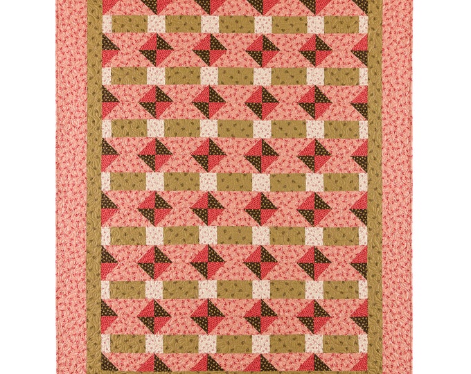 Spun Sugar Quilt Pattern - Reproduction Fabric - Retro Fabric Design - Sewing Pattern - Digital Pattern