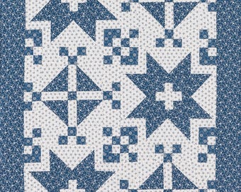 Anna's Table Runner Quilt Pattern - Table Runner Quilt Patterns - Sewing Kitchen Pattern - Print Pattern