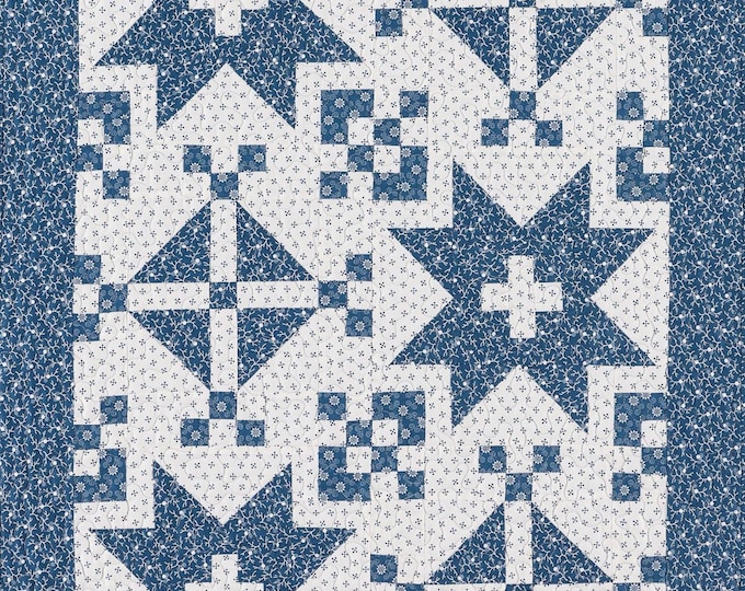 Anna's Table Runner Quilt Pattern - Table Runner Quilt Patterns - Sewing Kitchen Pattern - Print Pattern