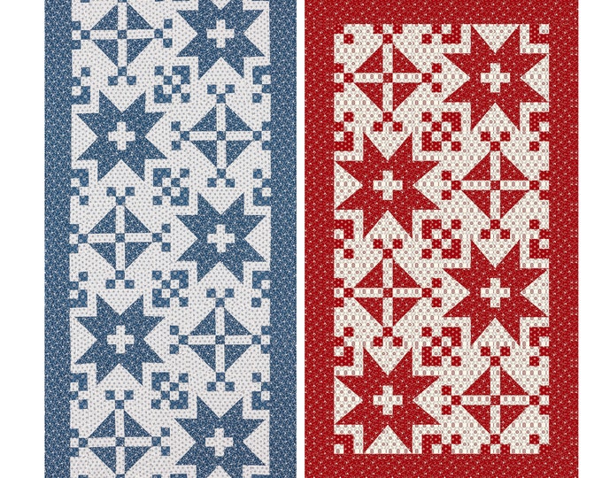 Anna's Table Runner Quilt Pattern - Table Runner Quilt Patterns - Sewing Kitchen Pattern - Digital Pattern