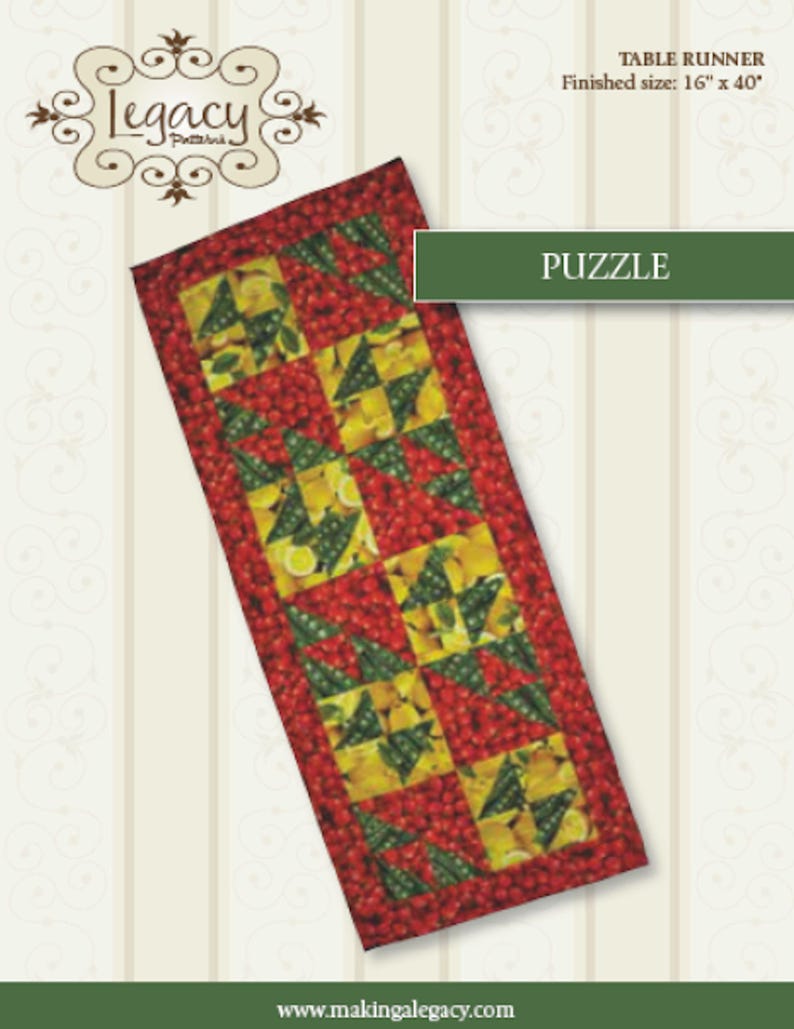 Table Runner Collection Quilt Pattern - Table Runner Quilt Patterns ...
