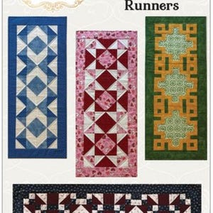 On The Table Runner Quilt Pattern - Winter Spring Quilt Patterns - Sewing Kitchen- Valentines - St. Patty - 4th of July - Digital Pattern