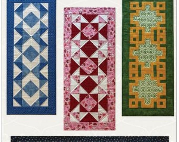 On The Table Runner Quilt Pattern - Winter Spring Quilt Patterns - Sewing Kitchen- Valentines - St. Patty - 4th of July - Digital Pattern