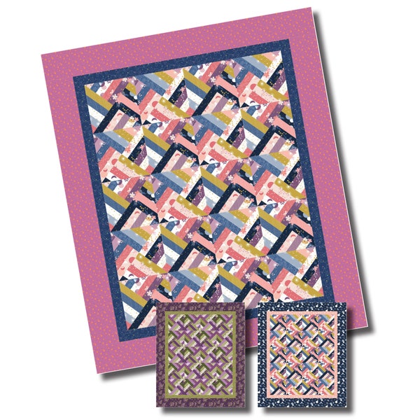 Jellystone Park Jelly Roll Quilt Pattern - Strip Quilt Patterns - Bali Pop - Sewing Pattern - Digital PDF Pattern