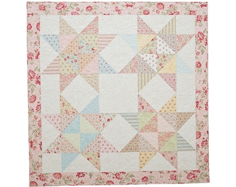 Star Cakes Quilt - Layer Cake - Square Quilt Pattern - Print Pattern