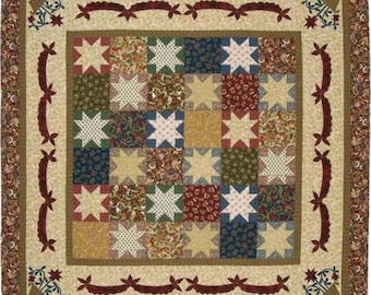 Cambridge Quilt Pattern - Reproduction Fabric - Retro Fabric Design - Sewing Pattern - Print Pattern
