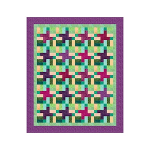 Melody Jelly Roll Quilt Pattern - Strip Quilt Patterns - Bali Pop - Sewing Pattern - Digital PDF Pattern