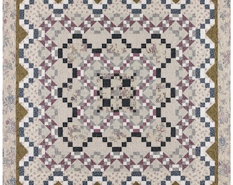 Parlor Quilt Pattern - Reproduction Fabric - Retro Fabric Design - Sewing Pattern - Print Pattern