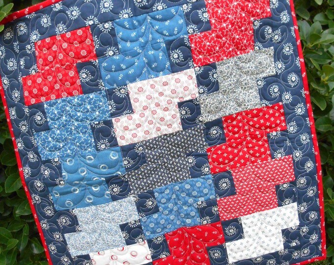 Bits of Charm Quilt Pattern - Charm Square Patterns - Sewing Pattern - Print Pattern