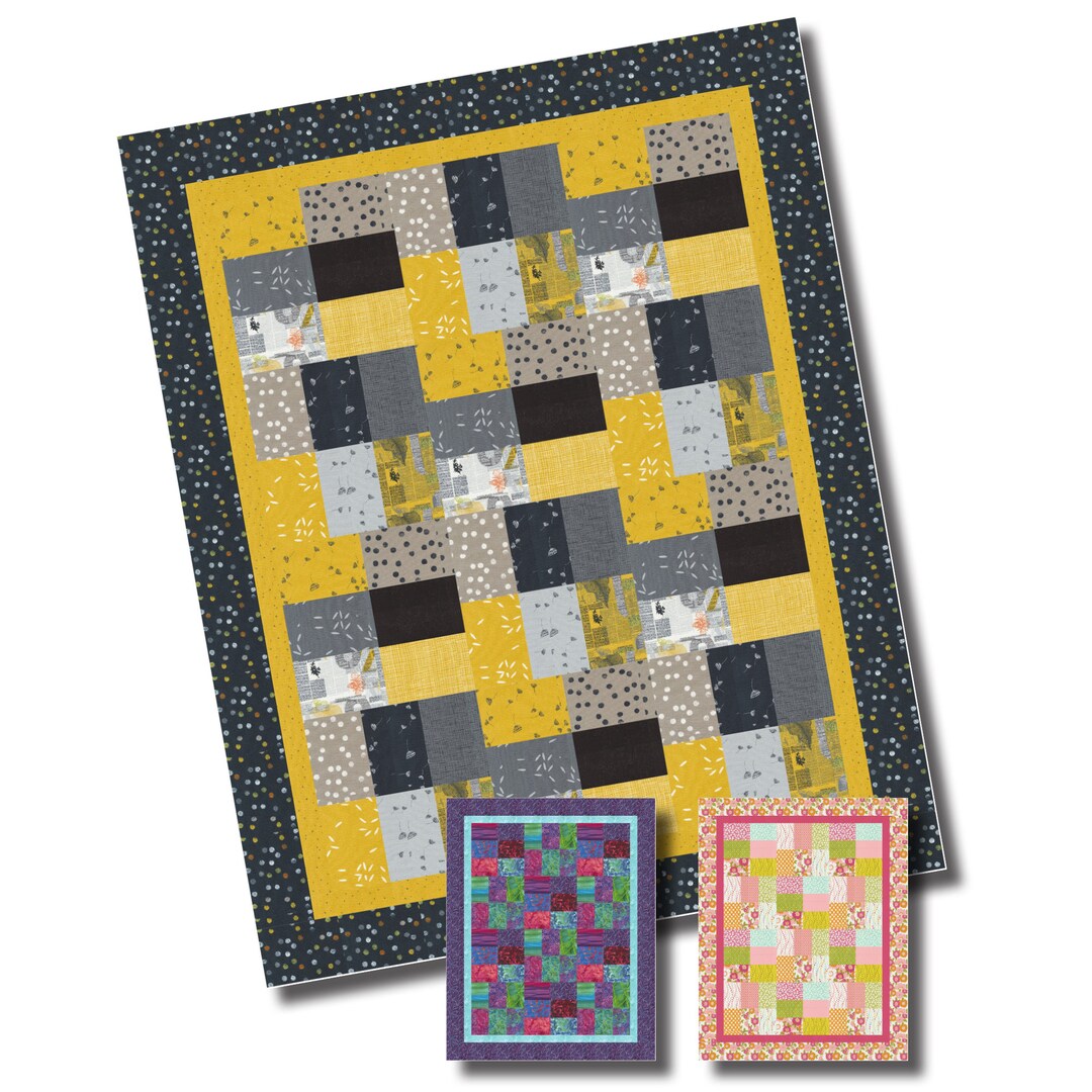 Cheaper by the Dozen Fat Quarter Quilt Pattern - Sewing Pattern ...