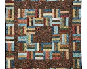 Bali Dancer Jelly Roll Quilt Pattern - Strip Quilt Patterns - Bali Pop - Sewing Pattern - Digital Pattern