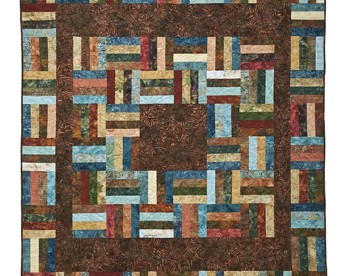 Bali Dancer Jelly Roll Quilt Pattern - Strip Quilt Patterns - Bali Pop - Sewing Pattern - Digital Pattern