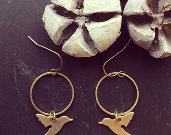 Sun Bird earrings