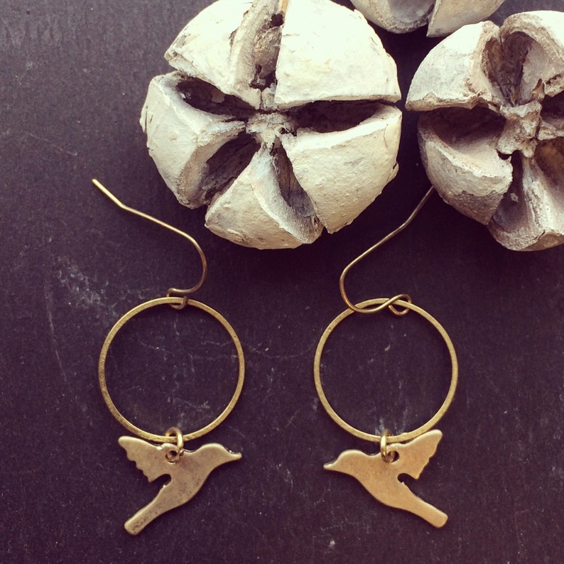 Sun Bird earrings image 1