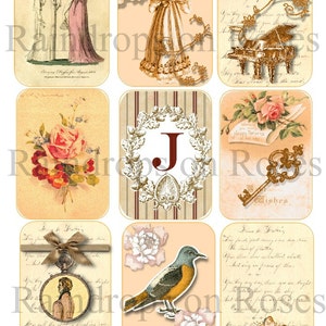 Jane Austen Digital Download, Junk Journal Printables, Junk Journal Printable Download, Jane Austen