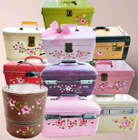 Vintage Samsonite Streamlite Train Case: Blonde T… - image 3