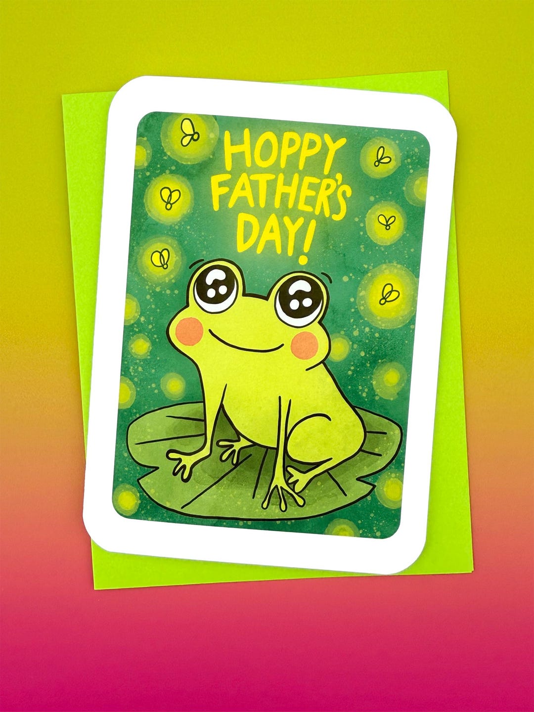 Hoppy Father's Day Card - Fathers Day Card for Dad Puns Cute Fathers ...