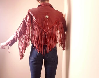 red tassel jacket