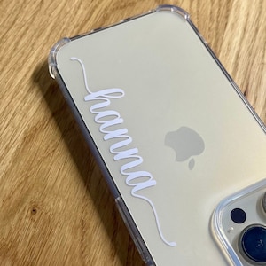 Adesivi per custodie per cellulari con nome, adesivi personalizzabili, design per custodie per smartphone