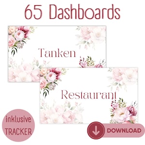 65 Dashboards | Cover Pages for A6 Budget Planners | Budget Binders | Saving Money | Envelope Method | Includes Tracker | Blank Dashboards | Download