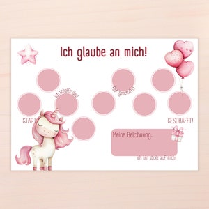 Belohnungsplan für Kinder | positive Affirmationen | Belohnungssystem Kinder | Töpfchentraining plan | Belohnungstafel DIN A4 & A3 | digital