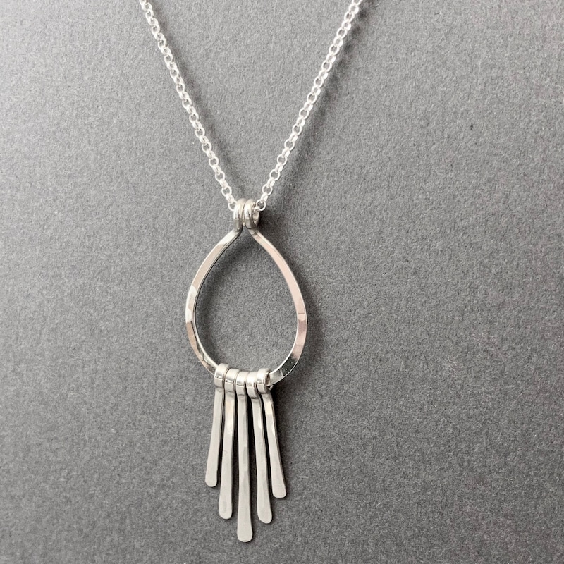 Sterling Silver Boho Pearl Necklace plated in 18K Gold main image 0