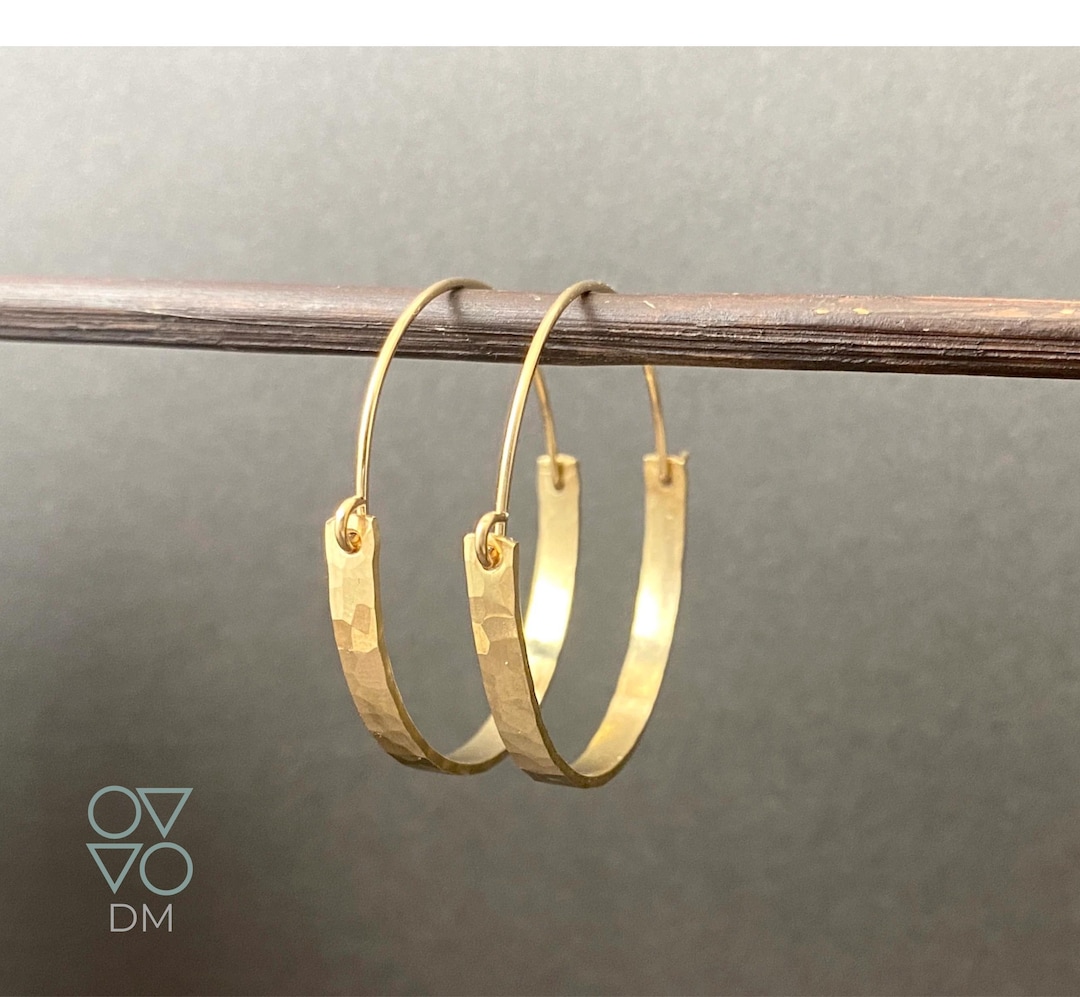 Jamie Hoop Earrings Small - Gold
