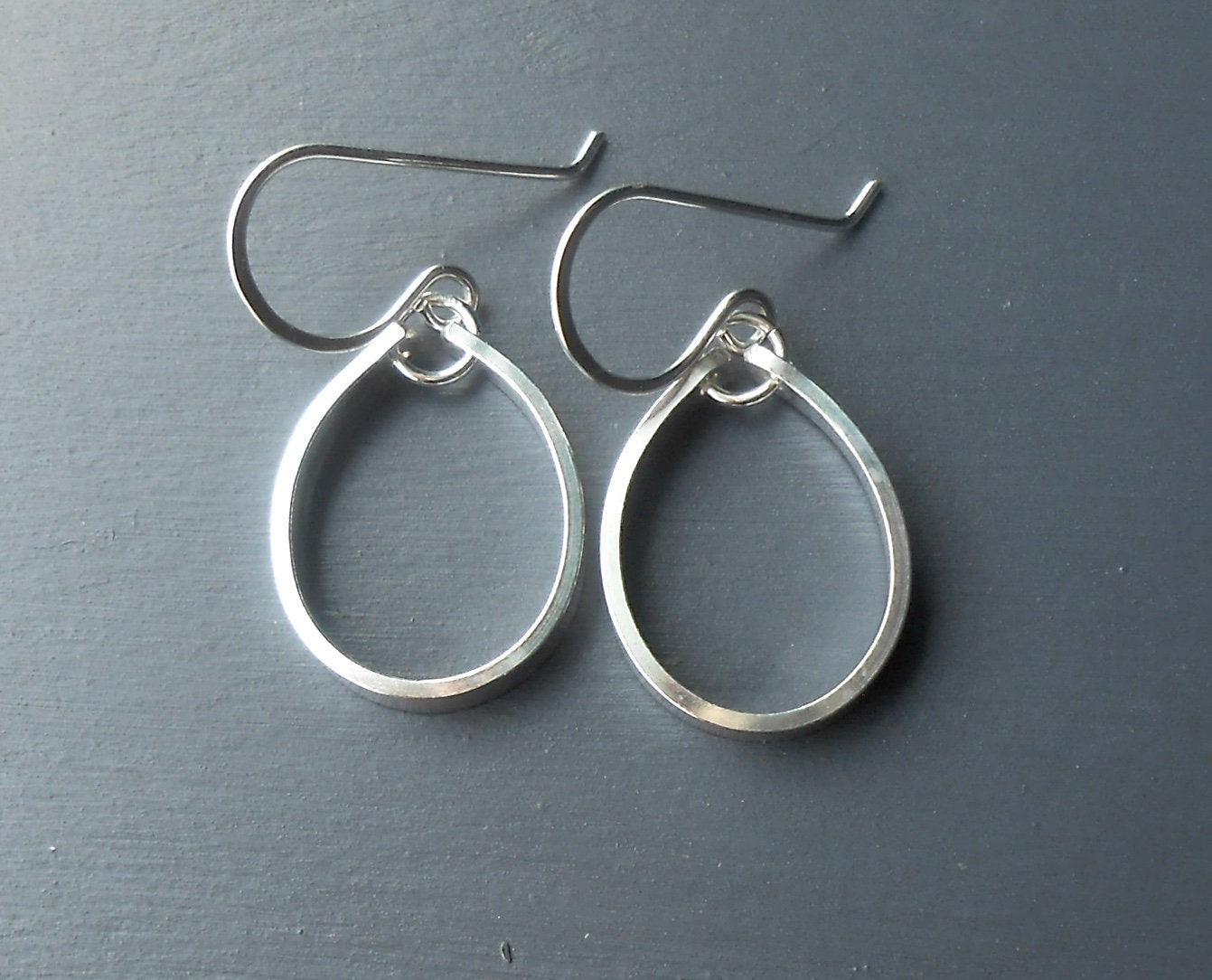 Small Silver Drop Earrings Sterling Silver Dangle Earrings | Etsy