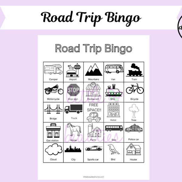 Car Bingo - Etsy