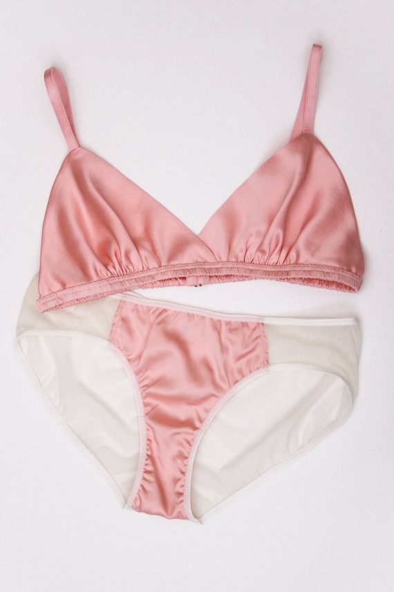 pink satin panties
