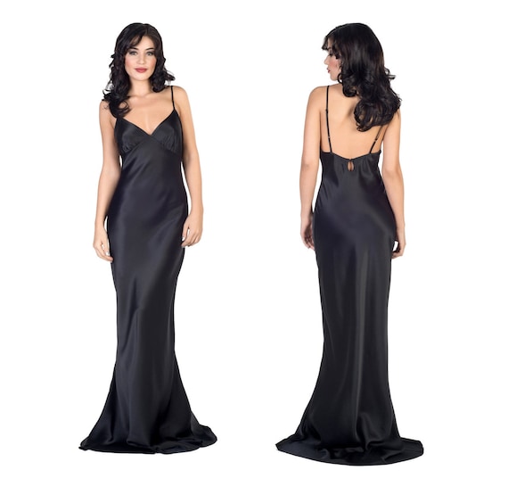 night silk gown