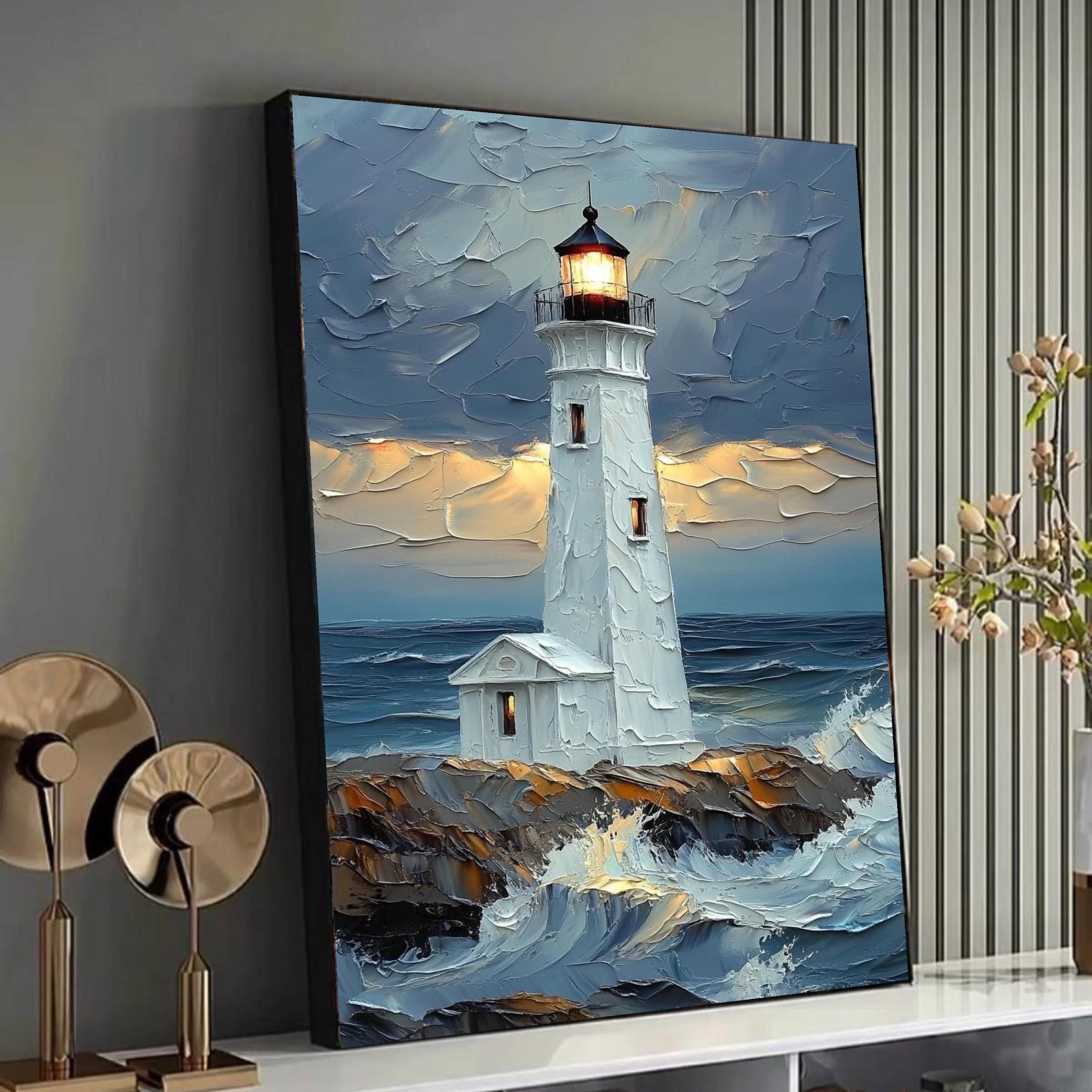 Papier Peint Photo 3D 'Vague De Mer 1788' - Effet Peinture Murale, Décor Maison, Allemagne