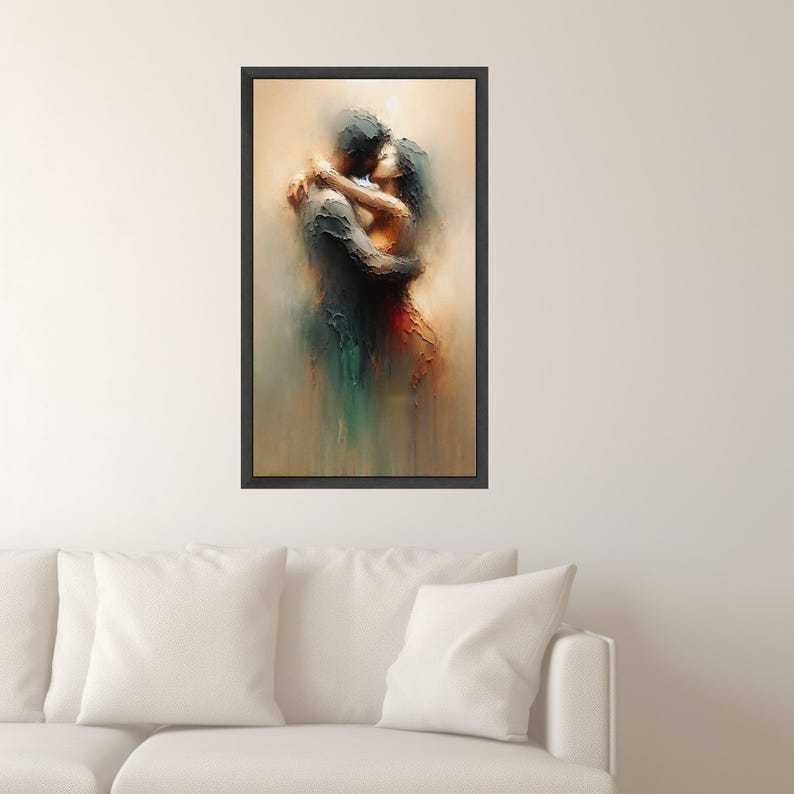 Abstract Couple Painting - Front view