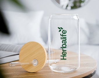 Herbalife Sipper Glass, 16oz Herbalife Gift