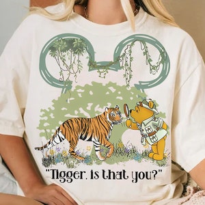 Retro Disney Winnie The Pooh Shirt, Funny Tigger Is That You Tshirt, Disney Animal Kingdom, Disney Pooh Bear, Disneyland Holiday Trip Shirts