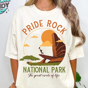 Vintage Pride Rock National Park Simba Rafiki Shirt, Disney The Lion King Tshirt, The Animal Kingdom, Disneyland Trip Shirts, Hakuna Matata