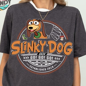 Funny Disney Toy Story Shirt, Retro Slinky Dog Dash T-shirt, Disney Toy Story Land Tee, Disneyland Family Vacation, WDW Magic Kingdom
