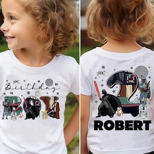 2-Sided Disney Star Wars Birthday Shirt, Star Wars Darth Vader Boba Fett T-shirt, Galaxy&#39;S Edge Trip Tee, May The 4th Be With You Shirts