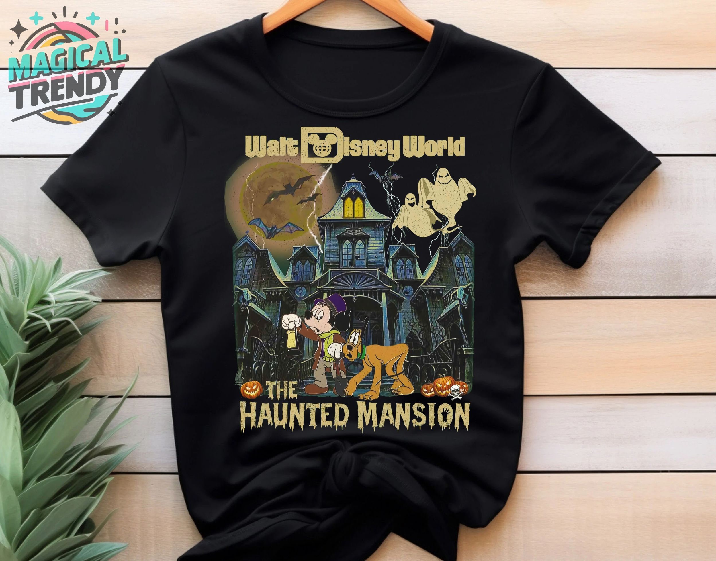 Vintage Disney the Haunted Mansion Shirt, Mickey's Not so Scary